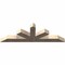 Ekena Millwork Saratoga Smooth Timber Gable Bracket, Douglas Fir, 72"W x 24"H x 5 1/2"D x 5 1/2"F, 8/12 Pitch GBW072X24X0606SAR00SDF - alternate 4